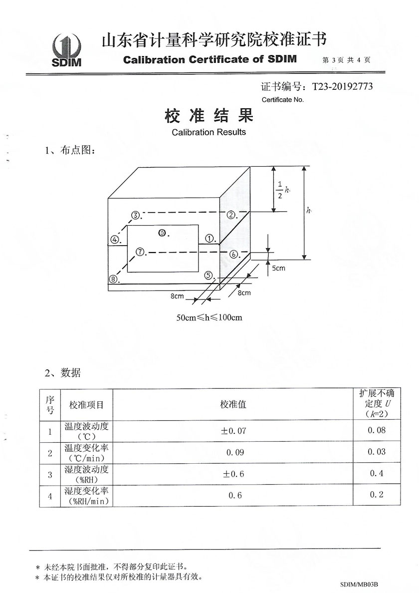 Temperature and Humidity Test Chamber