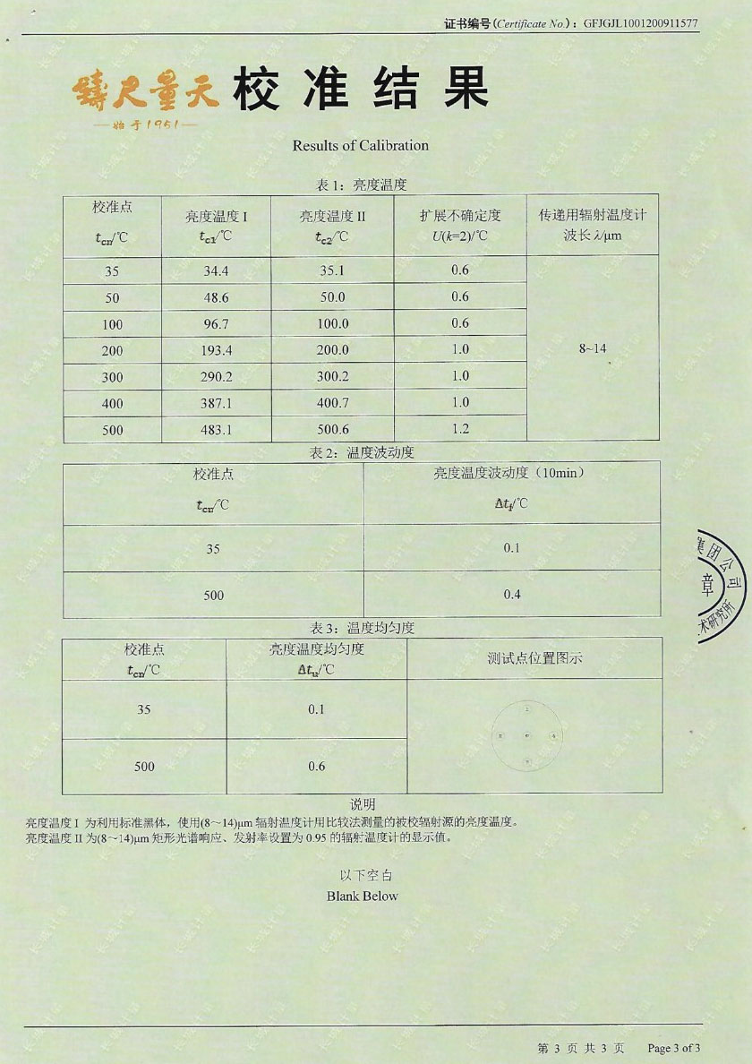 苏州方圆仪器设备校准检测服务有限公司-黑体辐射源